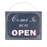Tekstbord open / closed 24*19 cm