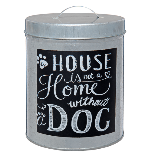 A House is not a Home Blik voor hondenkoekjes Ø 12*17 cm