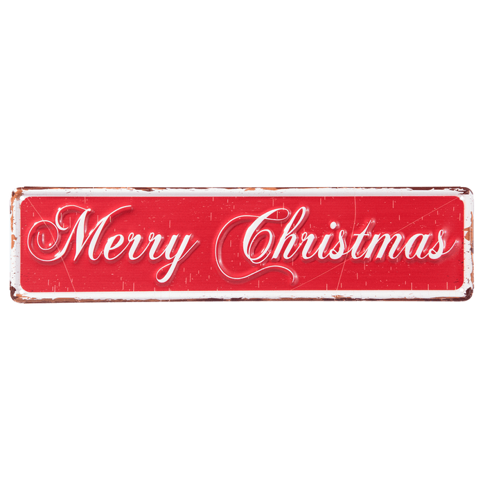 Tekstbord Merry Christmas 40*10 cm