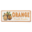 Tekstbord orange 40*15 cm