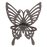 Handdoekhouder vlinder 18*15*23 cm