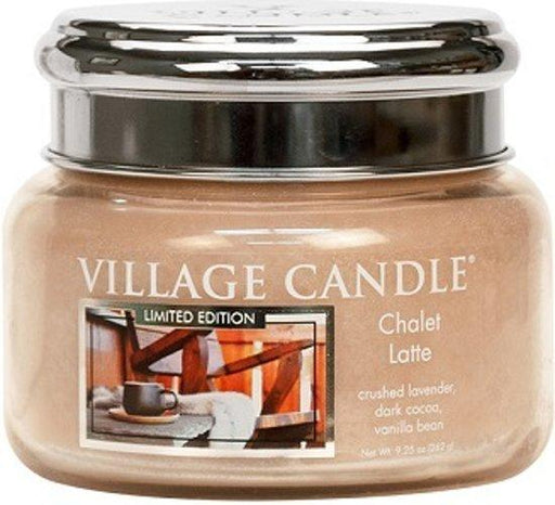 Village Geurkaars Chalet Latte | lavendel donkere cacao vanilleboon - small jar - Erotiekvoordeel.nl