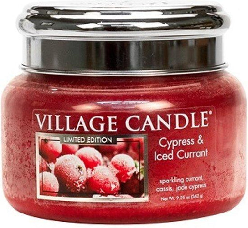 Village Geurkaars Cypress & Iced Currant | rode bes cassis chinese cypres - small jar - Erotiekvoordeel.nl
