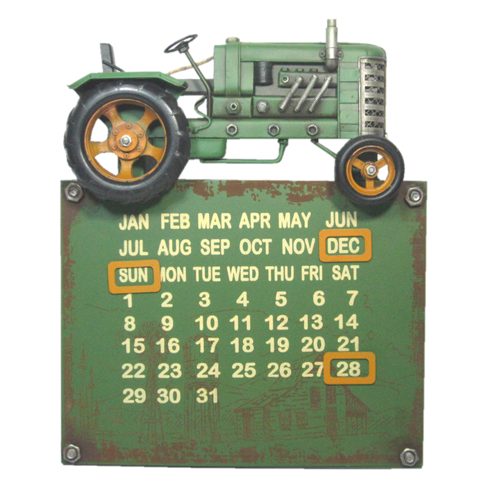 Tractor kalender 34*28*6 cm