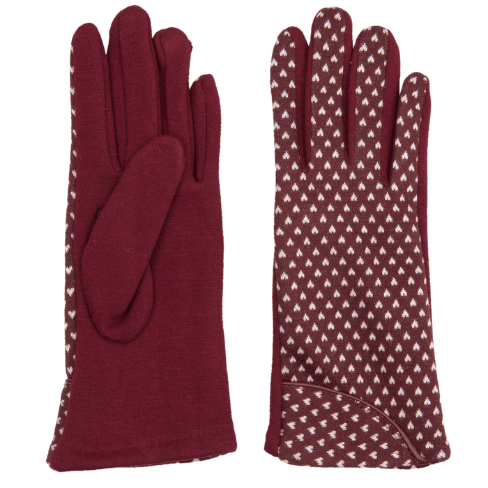 Handschoenen 8,5*24 CM bordeaux