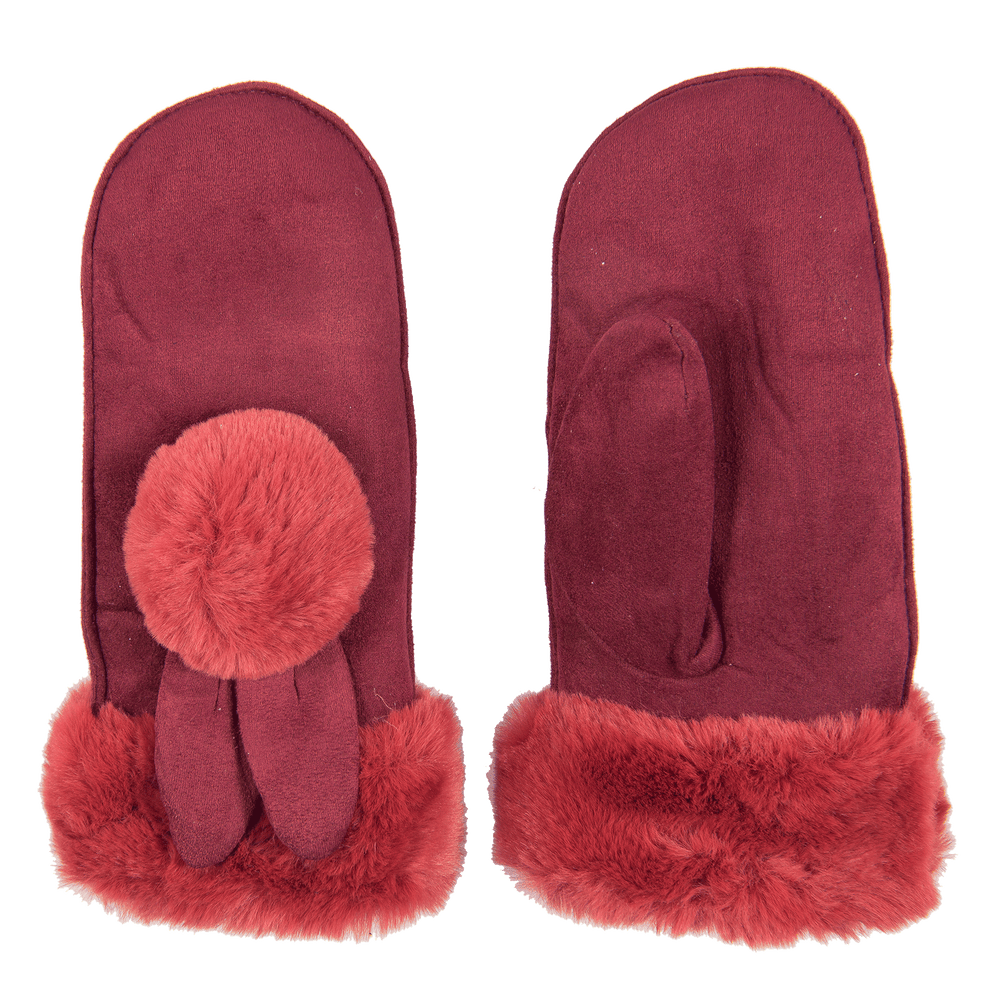 Handschoenen 8*24 cm bordeaux