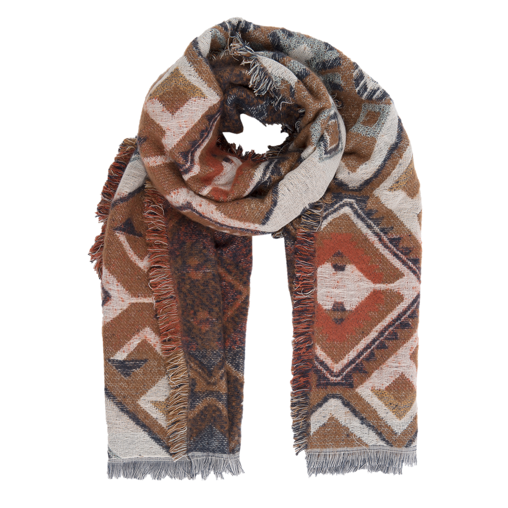 Sjaal 65*180 cm bruin