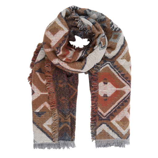 Sjaal 65*180 cm bruin