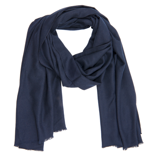 Sjaal 90*180 cm donker blauw