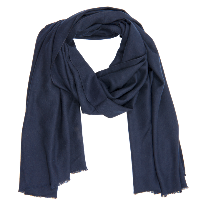Sjaal 90*180 cm donker blauw
