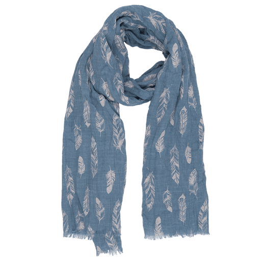 Sjaal 70*180 cm blauw