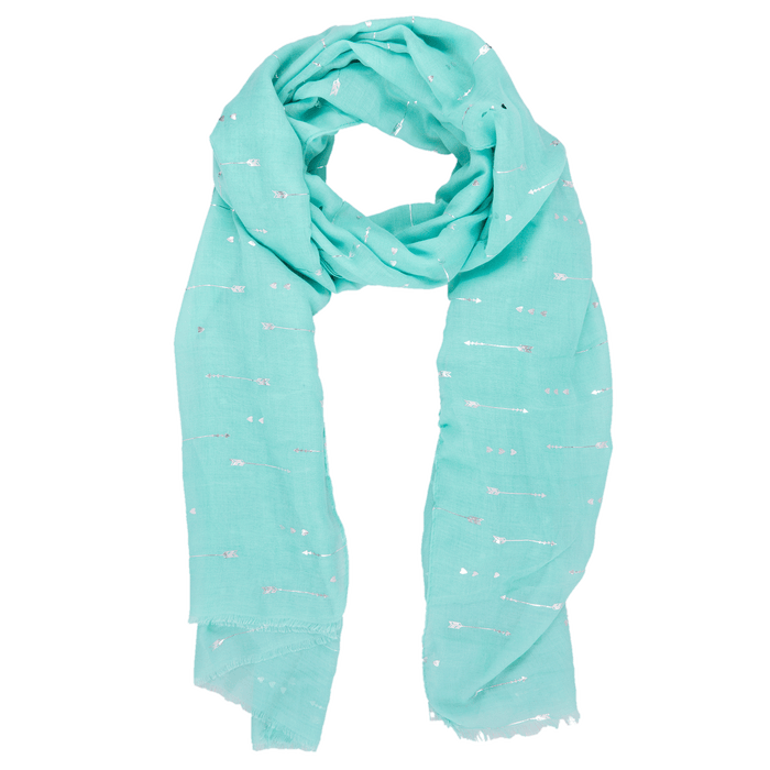 Sjaal 70*180 cm lichtgroen