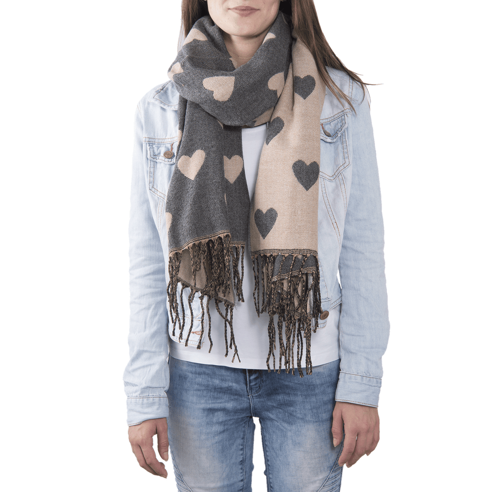 Sjaal 68*180 cm grijs