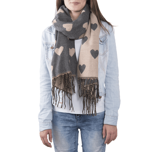 Sjaal 68*180 cm grijs
