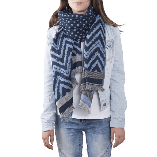 Sjaal 68*180 cm blauw
