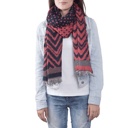 Sjaal 68*180 cm rood