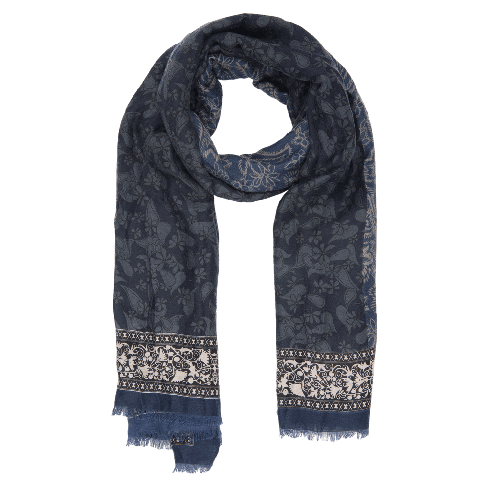 Sjaal 90*180 cm blauw