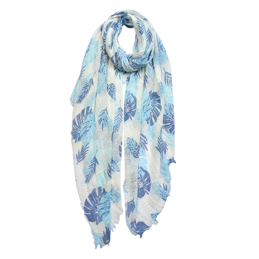 Sjaal 90*180 cm blauw