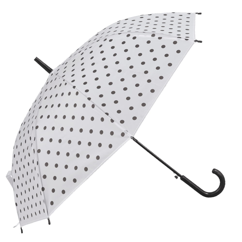 Paraplu Ø 99*60 cm wit/zwart