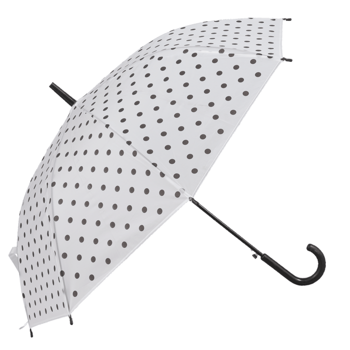 Paraplu Ø 99*60 cm wit/zwart