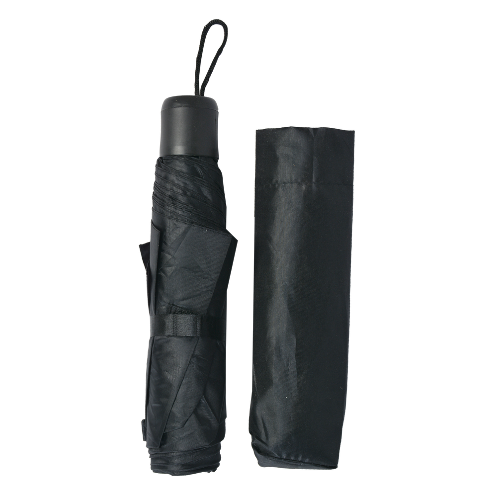 Paraplu opvouwbaar 53 cm zwart