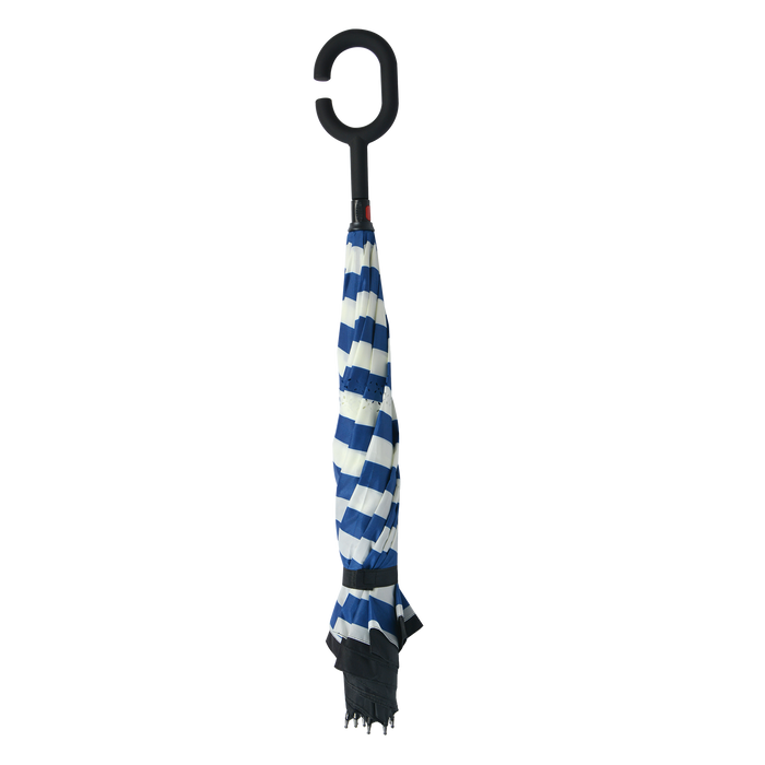 Paraplu Ø 60 cm blauw/wit