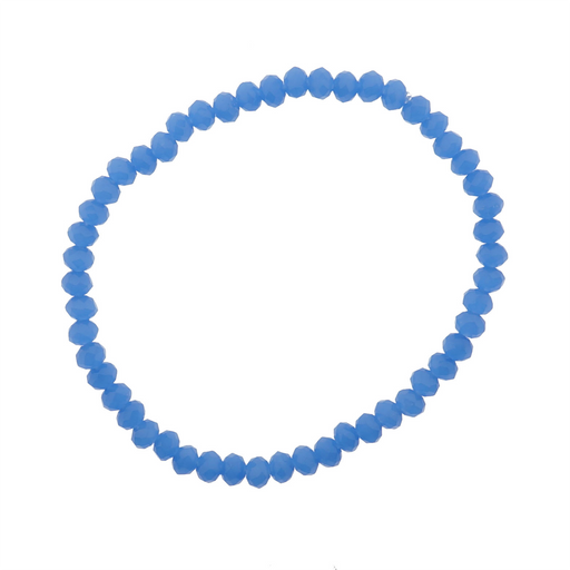 Armband Basic 50beads*4mm blauw