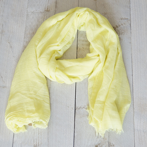 Sjaal 80*180 cm geel