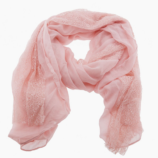 Sjaal 100*180 cm roze