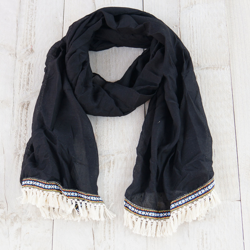 Sjaal 70*180 cm zwart