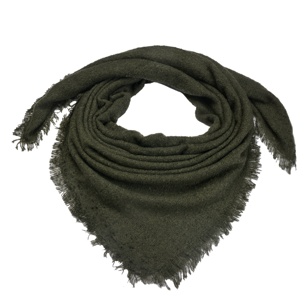 Sjaal 130*130 cm groen