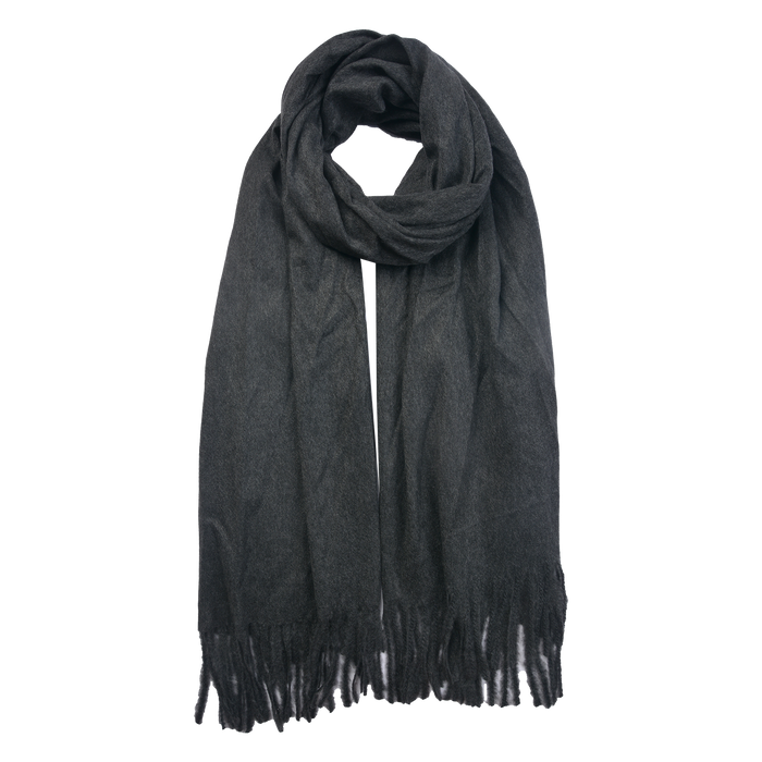 Sjaal 70*180 cm donker grijs