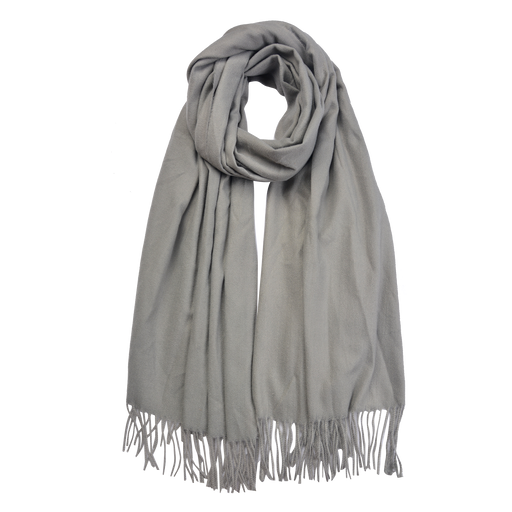 Sjaal 70*180 cm licht grijs