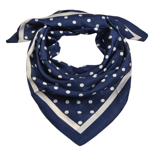 Sjaal 90*90 cm blauw
