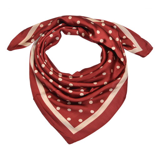 Sjaal 90*90 cm rood