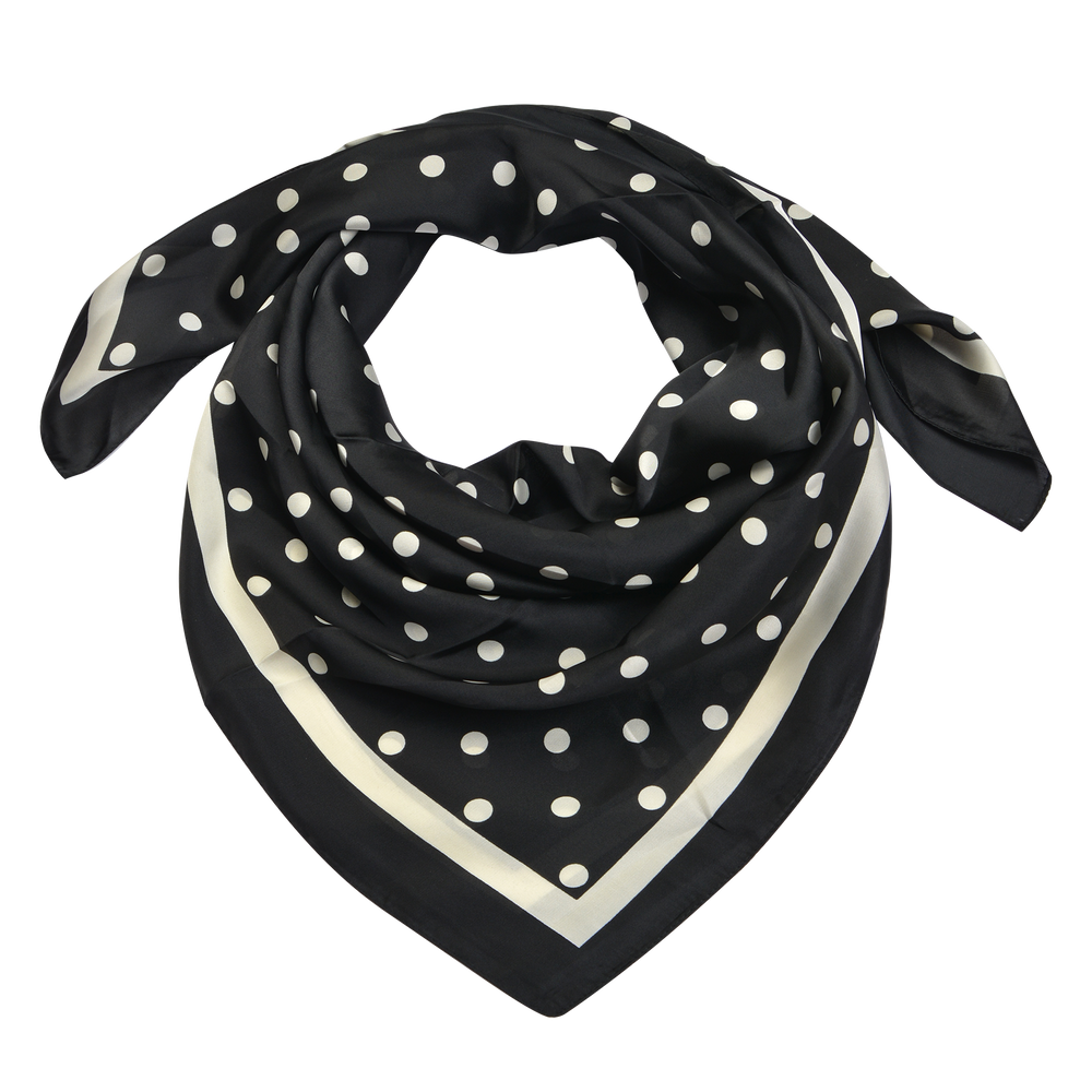 Sjaal 90*90 cm zwart