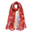 Sjaal 50*160 cm rood