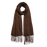 Sjaal 70*170 cm bruin