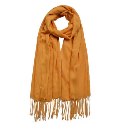 Sjaal 70*170 cm geel