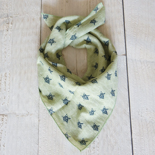 Baby sjaal 45*45 cm groen