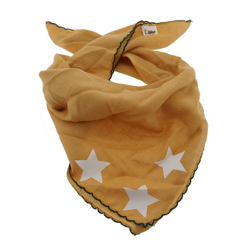 Baby sjaal 45*45 cm geel