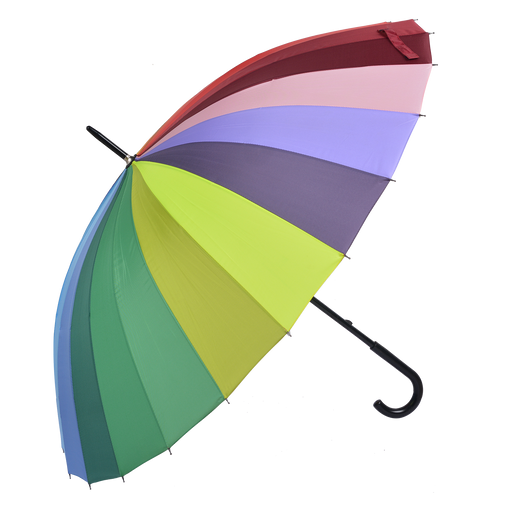 Paraplu Ø 93*90 cm regenboog