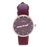 Horloge 22 cm bordeaux
