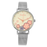 Horloge 22 cm roze