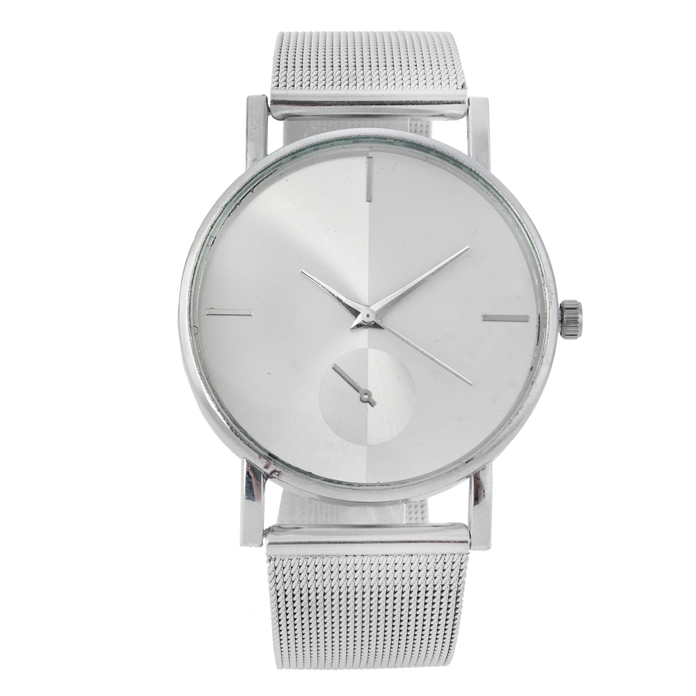 Horloge 22 cm wit