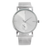 Horloge 22 cm wit