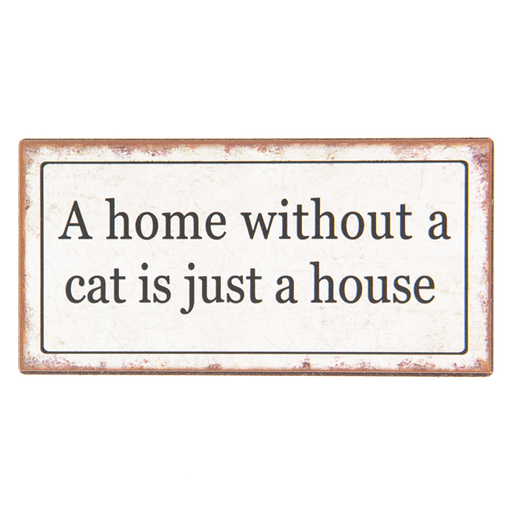 Koelkast Magneet "A home without a cat"