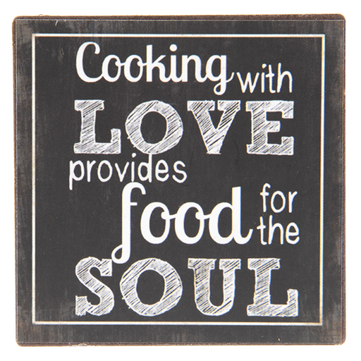 Koelkast Magneet "Cooking with love"