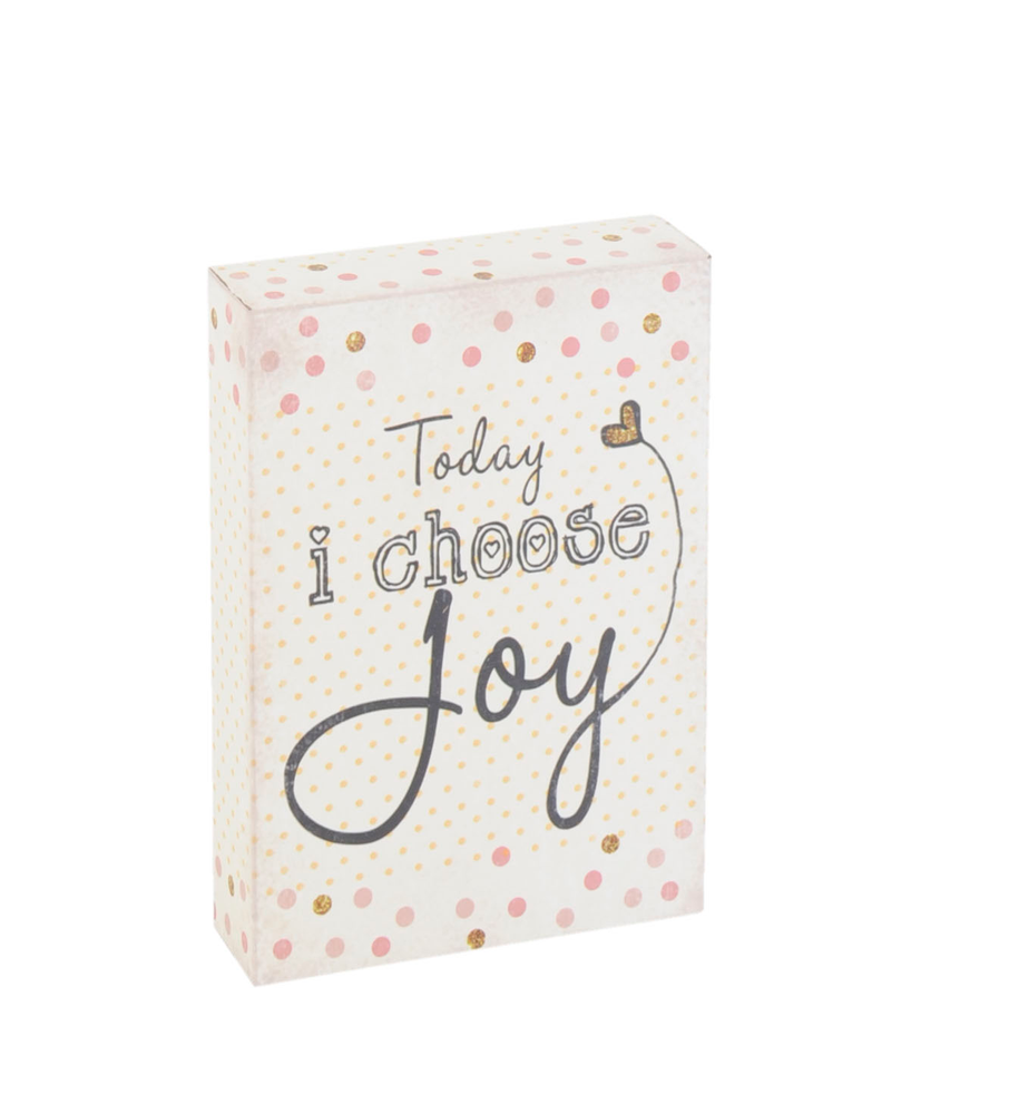 Tekstbord "Today I Choose Joy" 13 x 9 cm