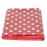 Plastic Tafelkleed met stippen 137x180 cm - rood